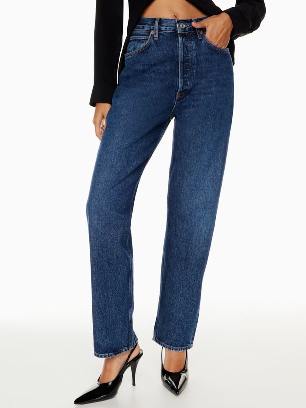 Agolde 90's Mid Rise Loose Fit Jeans Trance